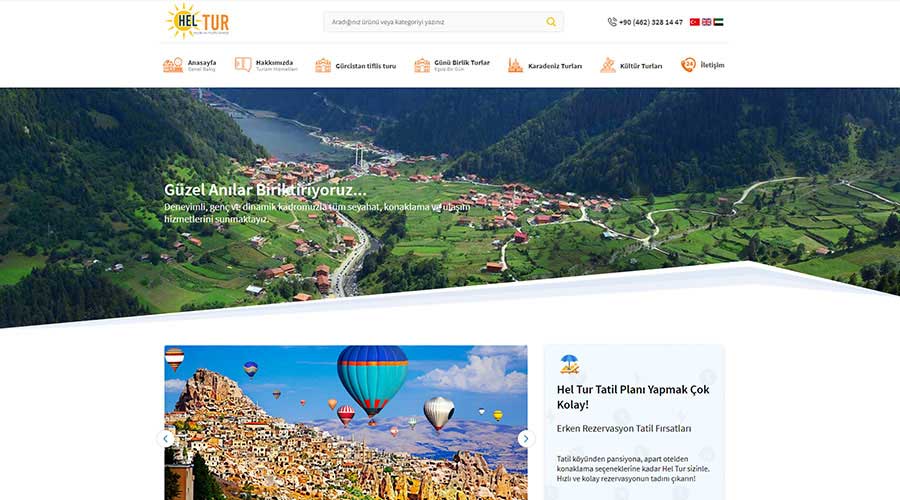 Heltur - Web Sitesi